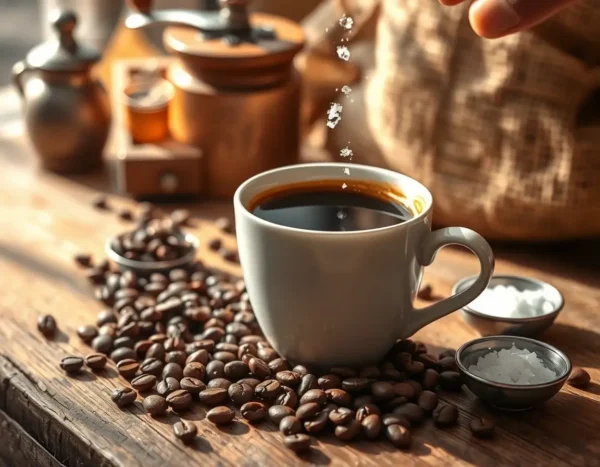 que pasa si tomo cafe con sal​