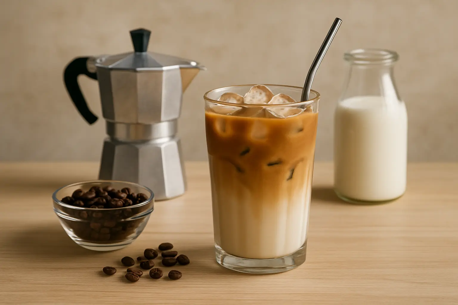 cafe latte frio